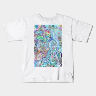 Spirals and swirls Kids T-Shirt